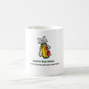 Golf Happy Birthday to Golfer who have everything Coffee Mug