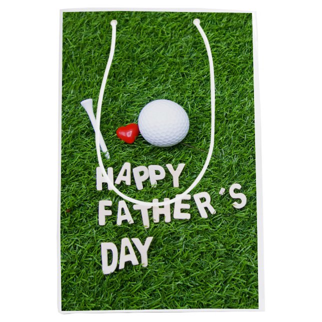 Golf  Happy Father's Day for Golf gift bag (Front)