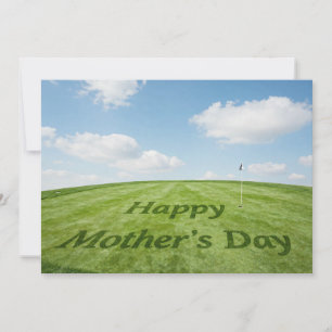 Golf Happy Mother's Day on golf course