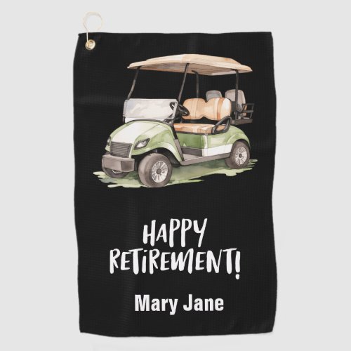 Golf Happy retirement for golfer 