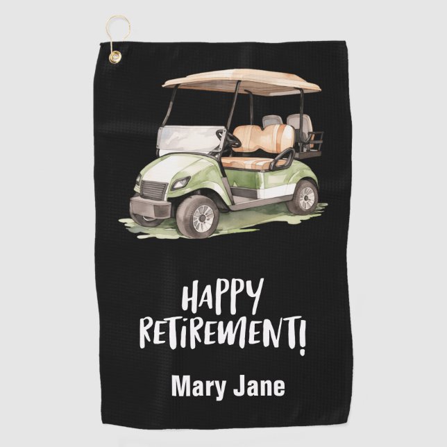 Golf Happy retirement for golfer  Towel (Front)