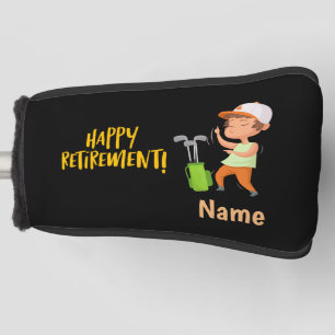 Golf Happy Retirement to golfer Golf Head Cover