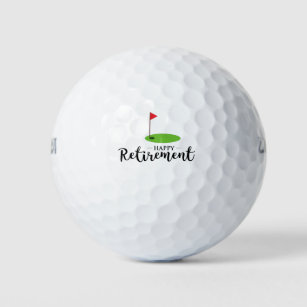 Personalized Retirement Golf Ball Set