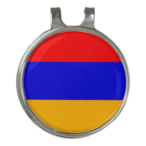 Golf Hat clip and Ball Marker Armenia Flag