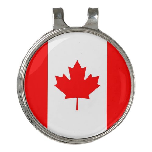 Golf Hat clip and Ball Marker Canada Flag