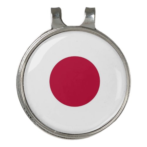Golf Hat clip and Ball Marker Japan Flag