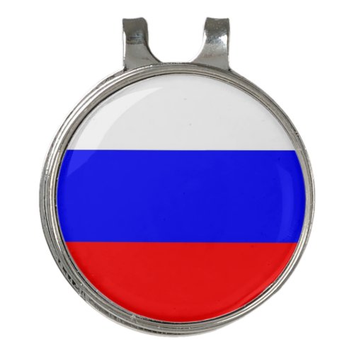 Golf Hat clip and Ball Marker Russia Flag