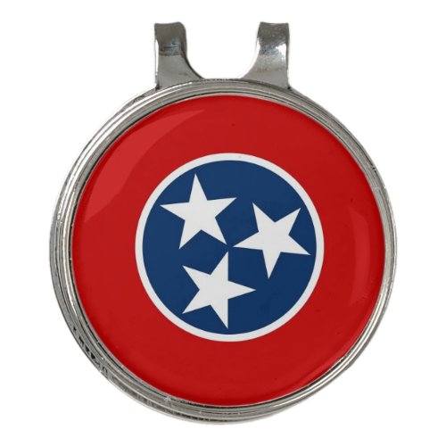Golf Hat clip and Ball Marker Tennessee Flag