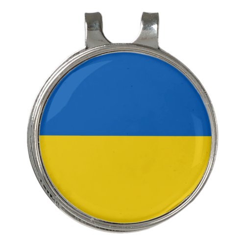 Golf Hat clip and Ball Marker Ukraine Flag