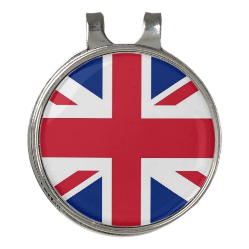 Golf Hat clip and Ball Marker United Kingdom Flag