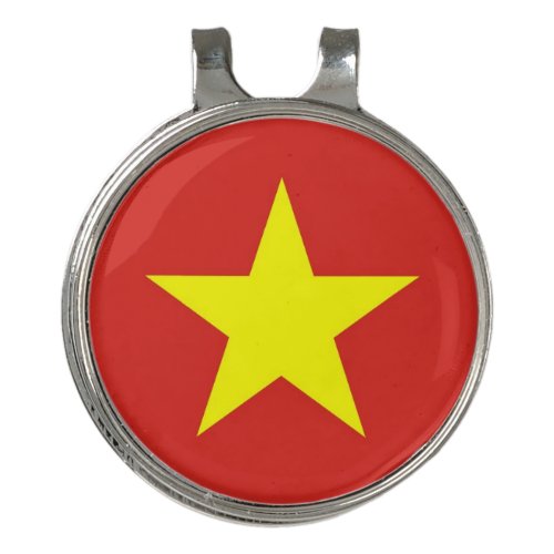 Golf Hat clip and Ball Marker Vietnam Flag