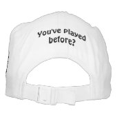Golf Hat Funny Glare Reducer Visor (Back)