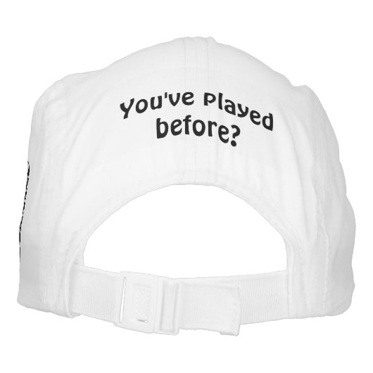 Golf Hat Funny Glare Reducer Visor (Back)