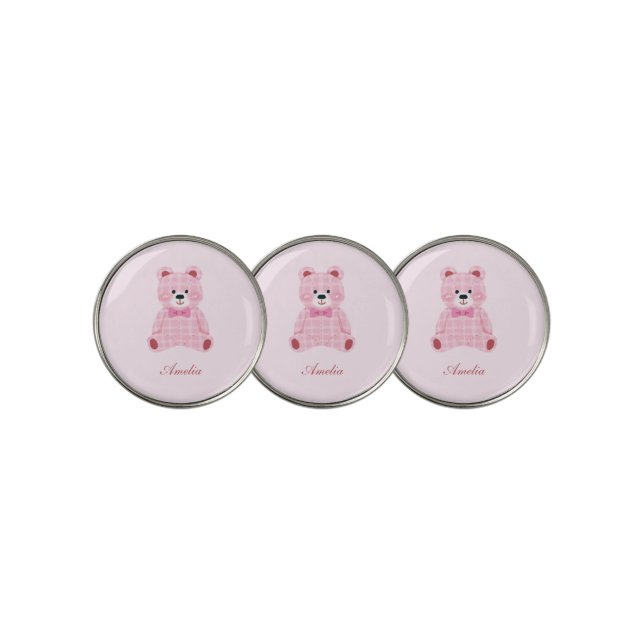 Golf Head Cover Ball Marker (3 Up)