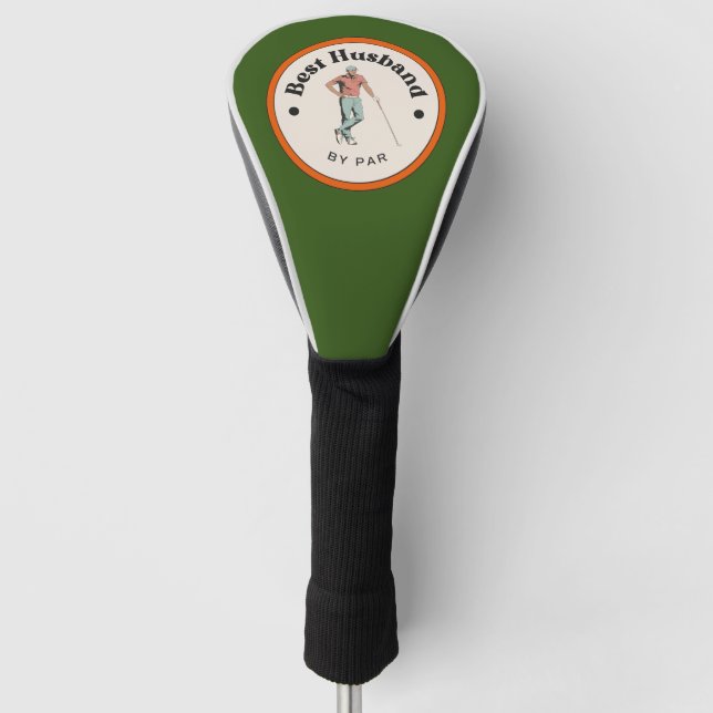 Golf Head Cover - Best Husband by Par - Golfer (Front)