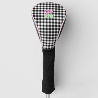 Golf Head Cover black gingham