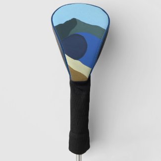 Golf Head Cover Colors of Mt Tamalpais Painting