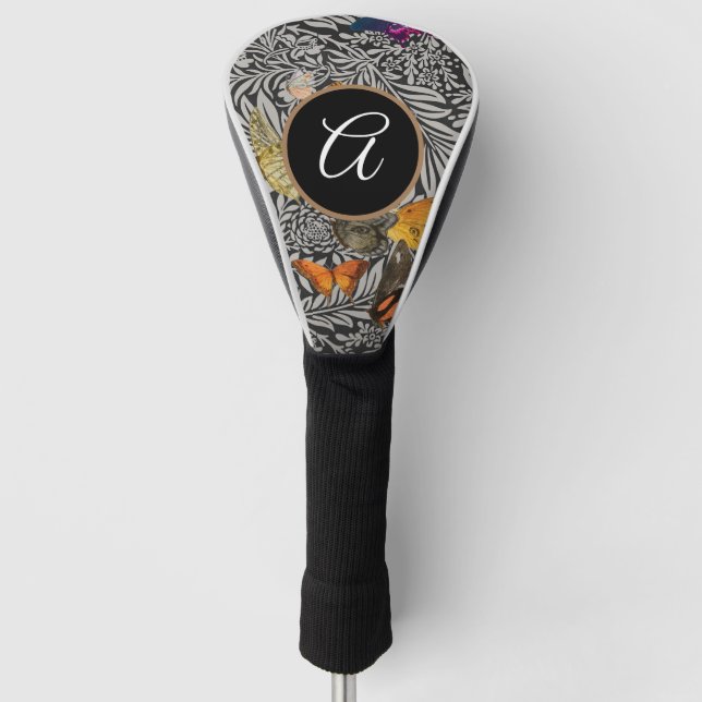 GOLF HEAD COVER DRIVER WILLIAM MORRIS CUSTOMIZED (Front)