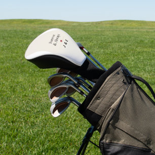 Golf Head Cover Forever & Always Romantic Custom I