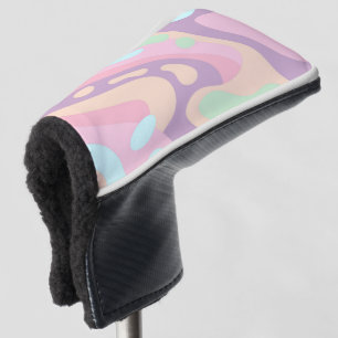 Golf Head Cover Happy Colorful Pastel