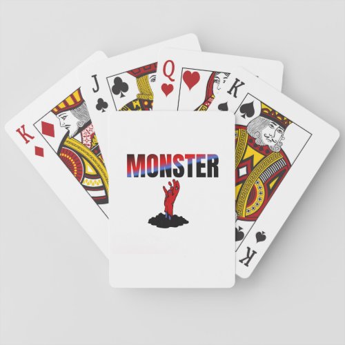 Golf Head Cover Monster Playing Cards