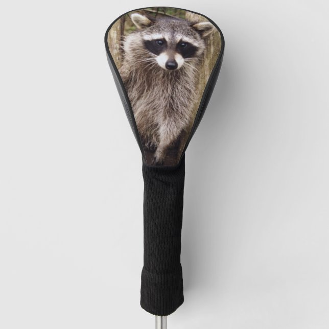 Golf Head Cover w/ raccoon (Front)