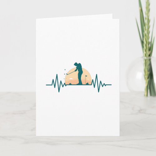 Golf Hearbeat Card