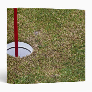 Golf hole 3 ring binder