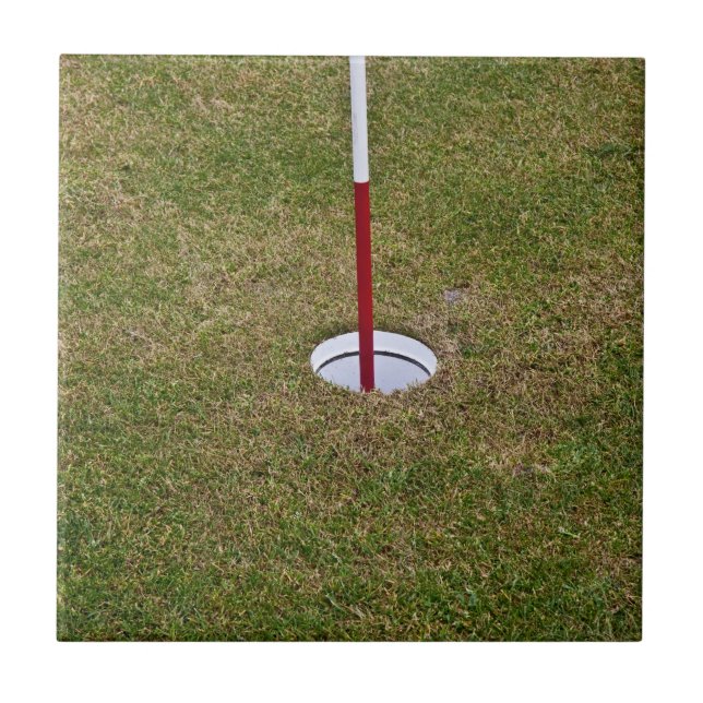 Golf hole ceramic tile (Front)