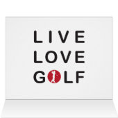 Golf hole image Christmas card.. (Inside Horizontal (Top))