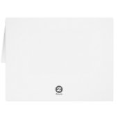 Golf hole image Christmas card.. (Back Horizontal)