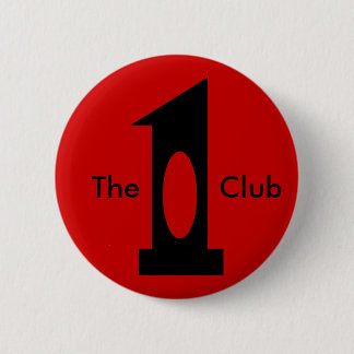 Golf - Hole in 1 Club (black) Pinback Button
