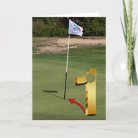 Golf. Hole in one.