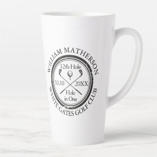Golf Hole in One Classic Custom Latte Mug