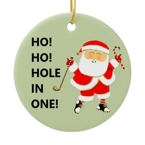 Golf Hole-in-one Collectible Ceramic Ornament