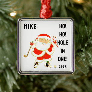 Golf Hole-in-one Collectible Metal Ornament