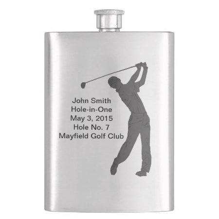 Golf Hole-in-one Commemoration Customizable Hip Flask