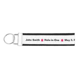 Golf Hole-in-one Commemoration Customizable Wrist Keychain