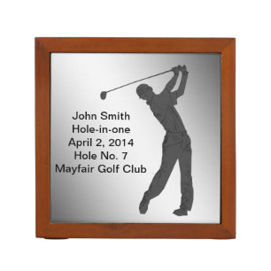 Golf, Hole-in-one Commemoration, Reversible Desk Organizer
