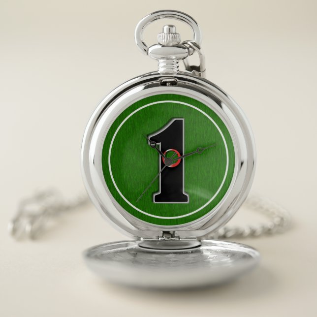Golf Hole in One Lucky Charm Pocket Watch (Inside)