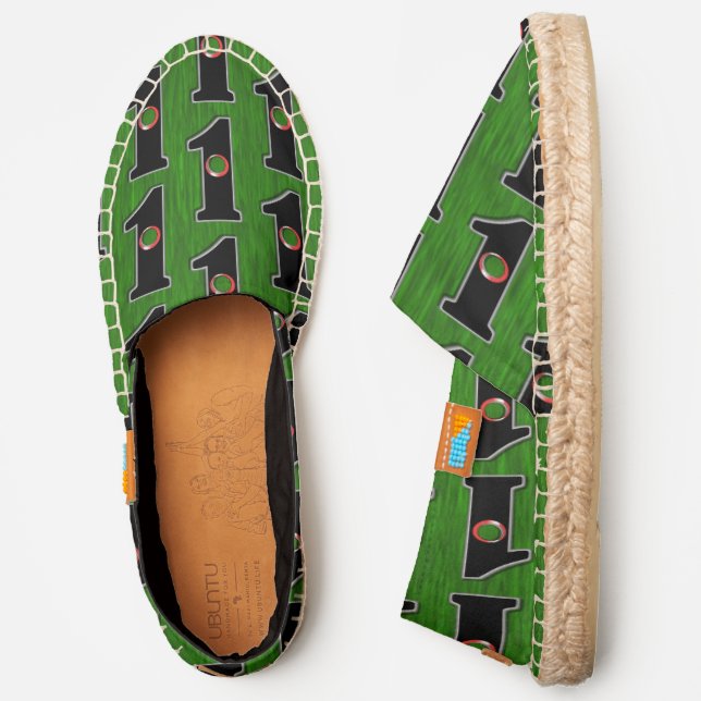 Golf Hole In One Rebus Espadrilles (Side)
