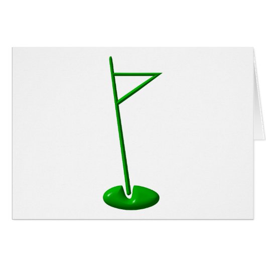 Golf Hole Marker Cards (Front Horizontal)