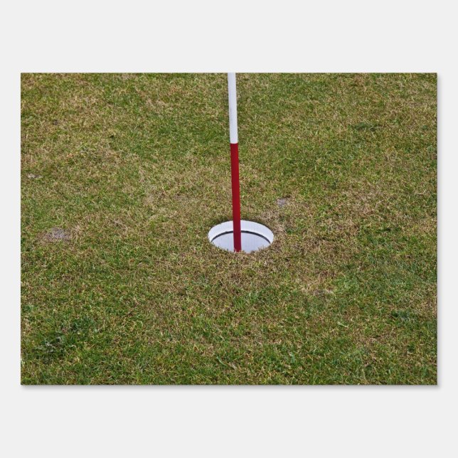 Golf hole sign (Front)