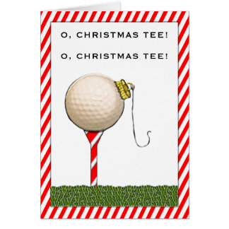 Funny Christmas Golf Cards - Greeting & Photo Cards | Zazzle