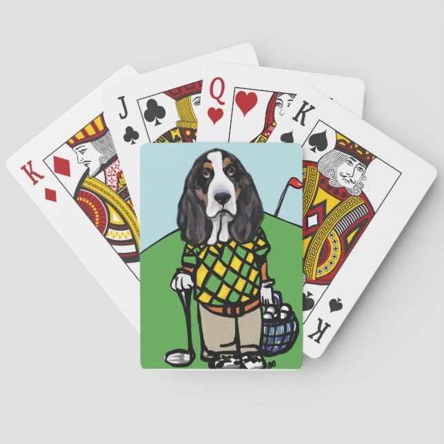 GOLF HOUND POKER CARDS (Back)