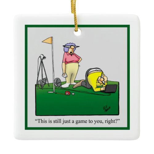 Golf Humor Christmas Ornament