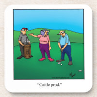 Golf Humor Coaster Set For Couple