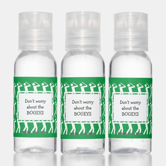 Golf Humor | DON'T WORRY ABOUT THE BOGEYS | Custom Hand Sanitizer (Set)