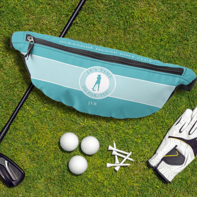 Golf Humor Funny Par Tee Golfer Female Teal Green Fanny Pack (Golf Humor Funny Par Tee Golfer Female Teal Green Fanny Pack)