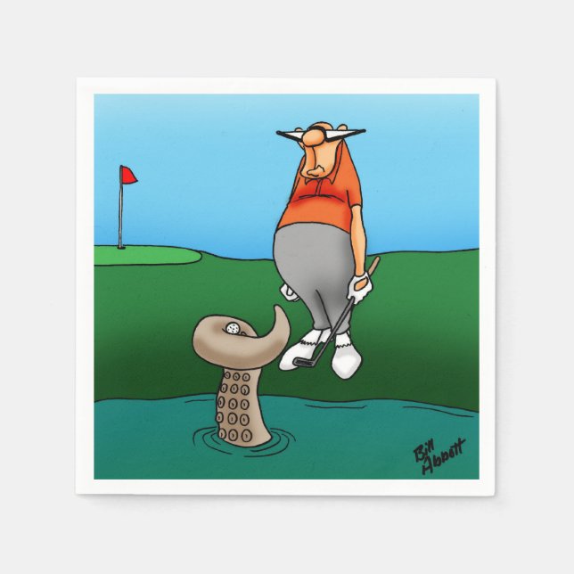 Golf Humor Party Napkins (Front)